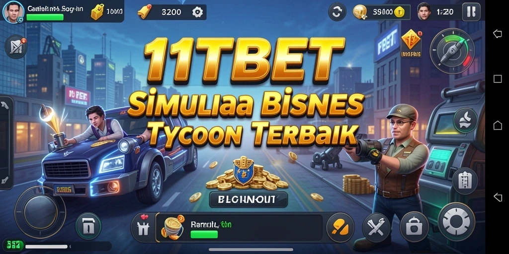 Tampilan gameplay seru dari 11TBET dengan elemen Tycoon yang menarik.