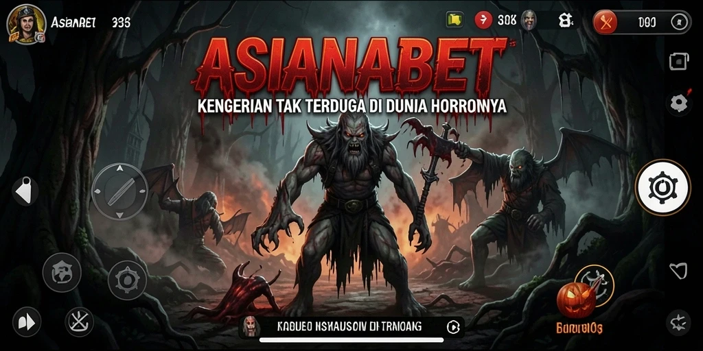 Tangkapan layar gameplay menampilkan suasana mencekam ASIANABET.