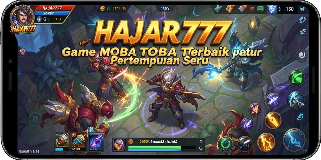 Tampilan gameplay HAJAR777 yang mendebarkan di arena pertempuran.
