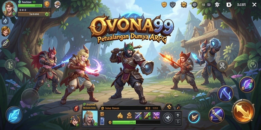 Gambaran menarik dari gameplay ARPG di OVO99 dengan aksi petualangan yang seru.