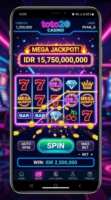 Screenshot ekspresi pengguna saat menikmati aplikasi dari toto20.